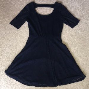 Navy Lace Dress